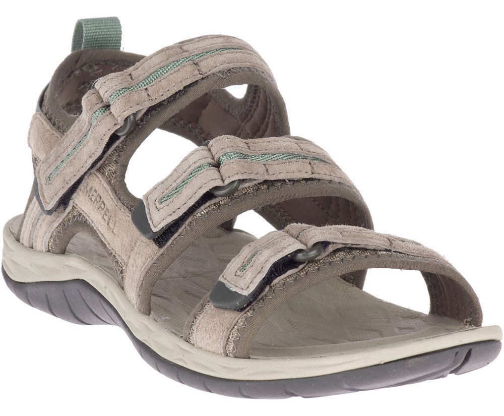 Merrell Sandals Grey - Siren 2 Strap - Womens 57SQUGWCY
